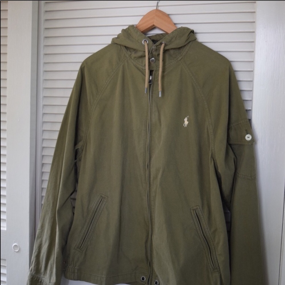 Polo Ralph Lauren Olive Green Windbreaker - NEW